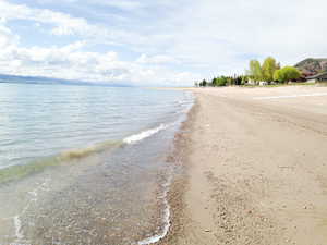 Water view featuring local beach