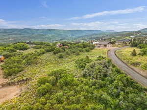 Bird's eye view of mountains