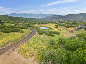 View of mountain background