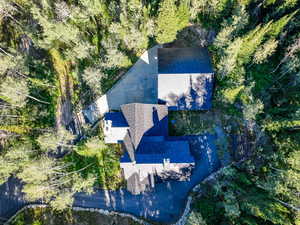 View from above of property