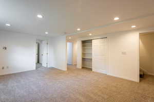 Family Room with Storage Closet for Games, etc!