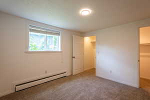 Basement Bedroom with TWO Walk-in Closets...the right closet is particularly large!