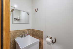 Half Bathroom in the Shop