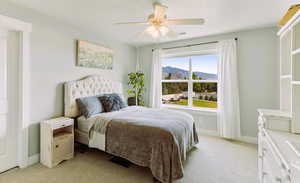 3rd bedroom, southern views, walk in closet (part of jack and jill set up)