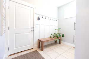 Updated Wainscoat & Cabinet Wall, Wonderful built ins perfect for organization