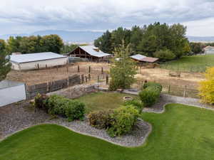 Fire pit & countryside views