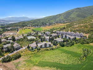 Drone / aerial view of mountains