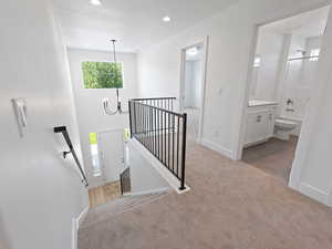 Front entry featuring 20 foot ceiling