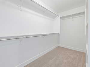 Large primary walk in closet