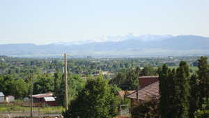 View of mountain background