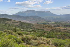 View of mountain background