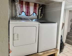 Laundry Area on the basement living area