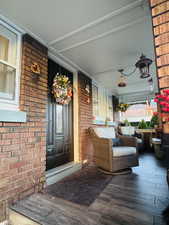 View of Covered Porch