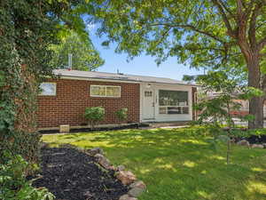 Brick ranch-style home