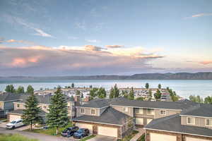 Water view featuring a mountainous background