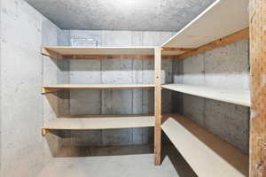 View of storage room