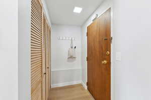 Entry way with closet