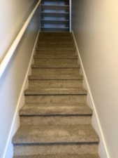 View of stairway to second level