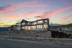 View of front of home featuring board and batten siding