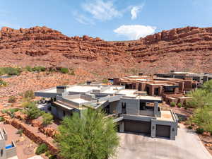 View of mountain background