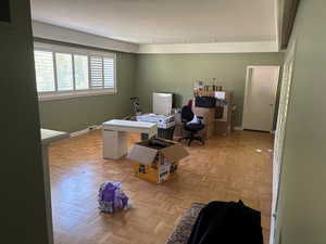 Office featuring baseboards