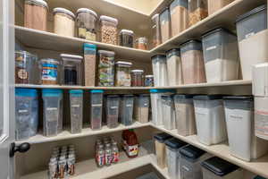 View of storage area