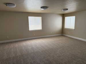 Downstairs family room view #1