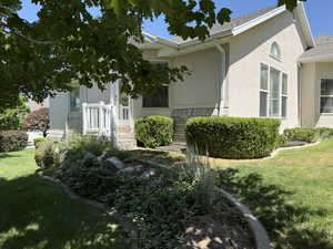 South/east corner of home