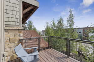 View of deck