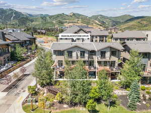 Drone / aerial view of mountains