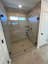 Primary Suite Bath 5'x3' shower!