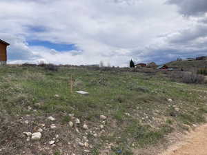 View of yard featuring a view of rural / pastoral area