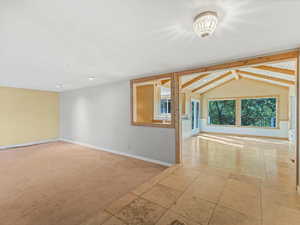 Spare room with baseboards