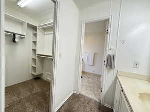 Master Bath and closet