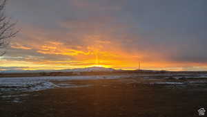 Water view featuring a mountainous background