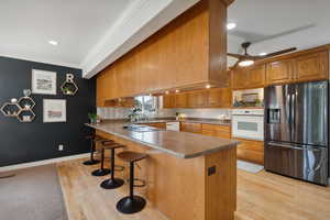 HUGE galley style kitchen