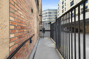 Entrance to building (south side)