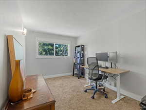 Home office or bedroom.