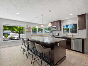 Large, open kitchen with tons of natural light!