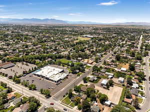 Drone / aerial view of mountains