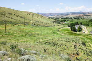 Mountain view featuring rural landscape