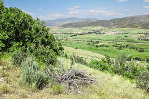 Mountain view featuring rural landscape