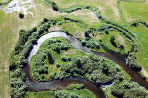 Aerial view of property's location