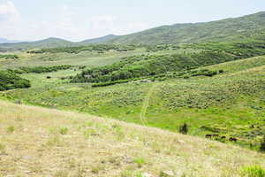 View of mountain backdrop