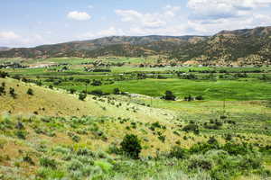 Mountain view featuring rural landscape