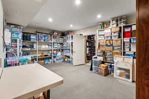 View of storage area