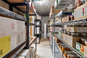 View of storage area