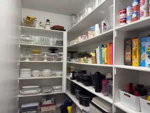 View of storage area