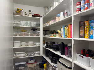 View of storage area