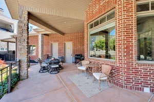 View of patio / terrace featuring grilling area